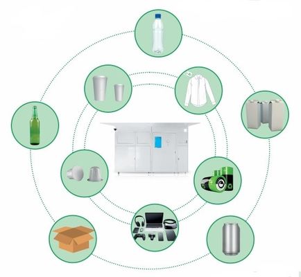 Semi Outdoor Return And Earn Reverse Vending Machine